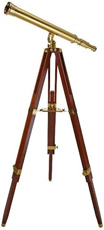 Waj Telescope 50 Mm Ambassador Refractor Brass,A,Telescope