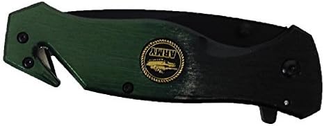 RITE EDGE - Assisted Open FOLDING KNIFE W/ CLIP, Seatbelt Cutter and Glass Breaker