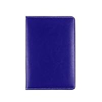 Yaoyodd19 360 Degree 7/8/9/10Inch Universal Tablet Flip Case Faux Leather Stand Cover for Tablet PC Dark Blue 7inch