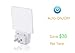 UL Listed 0.5W Plug in LED Night Light, Bright Warm White/Yellow/Amber Night Light, Dusk to Dawn Sensor, 2 Pieces