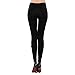 RieKet Womens Sexy Solid Color Bandage Mesh Leggings (One Size, Black)