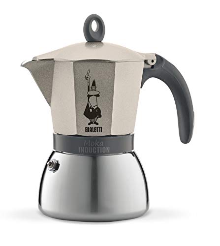 Bialetti 4833 Moka Induction Espresso Maker, Gold