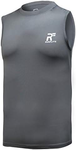 RunFlyte Men's Sleeveless Tank Top Shirt - Training - Workout f1001 (Size 3X)