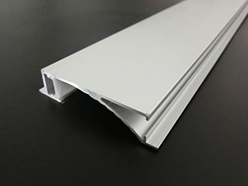 Hanks 71X16mm LED Drywall Aluminum Channel,Recessed Wall Channel to Replace Wall Foot Line for 10mm Strip Light (10x1m（DP-7116）) - Thumbnail 5