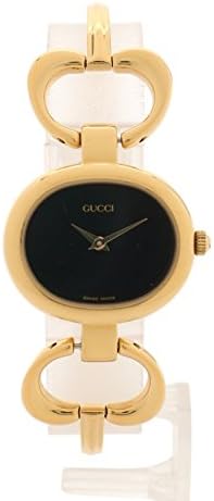 Amazon グッチ Gucci 腕時計 レディース クオーツ Ss ゴールド 黒 1600 中古 レディース腕時計 腕時計 通販