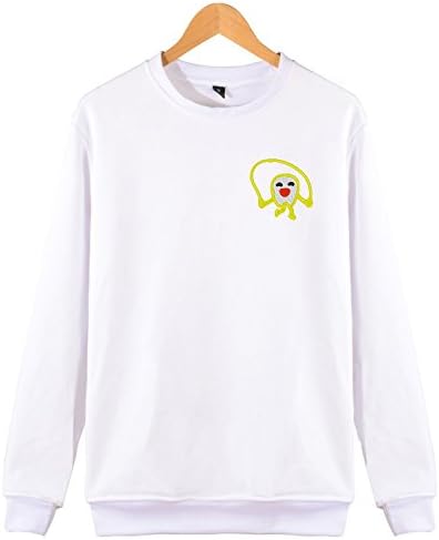 Men's tooth with skipping rope Embroidery Cotton Sweatshirt Long Sleeve Crew Neck