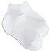 Jefferies Socks Boys 8-20  Seamless Toe Athletic Low Cut, 6-pack White, 8-9