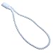 BCP Pack of 950 Pcs Hang Tag Nylon Rope String Snap Lock Pin Loop Tie Fasteners (White)