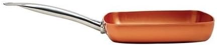 COPPER CHEF 9.5" Square Fry Pan Kitchen Cookware Non Stick Frying Pan Tristar