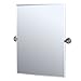 Gatco 4369S Charlotte Rectangular Wall Mirror, Satin Nickel