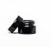 ultravioLeaf 5 ml (0.17 fl oz) Palm Size Black Ultraviolet Glass Screw Top Jar 3-Pack