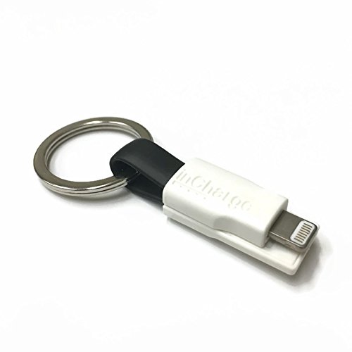The inCharge Ultra Portable Charging Keychain Cable USB to Lightning 10mm Thin Version Black The inCharge Ultra Portable Charging Keychain Cable USB to Lightning 10mm Thin Version Black