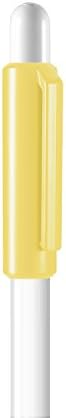 Apple Pencil Cap Holder with Tip Protection, Built-in Clip for Apple ipad Pro Pencil (Light Yellow)