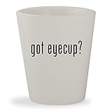 got eyecup? - White Ceramic 1.5oz Shot Glass