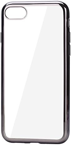 iPhone 6S Case, Ultra-Slim Profile TPU Transparent Clear Cover with Plated Colored Bumper for 4.7Inch Apple iPhone 6 Case (Titanium Gray)