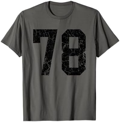 Amazon.com: Number 78 T-Shirt : Clothing, Shoes & Jewelry