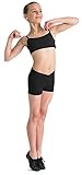 Bloch Girl's V-Waist WaistBand Comfort Dance Shorts