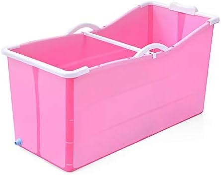 折りたたみバスタブ 折畳み式バスバレルプール ポータブルのシャワーバケツ プラスチック製浴槽全身シャワーポット 可動家庭用浴槽 Color Pink 折りたたみバスタブ 折畳み式バスバレルプール ポータブルのシャワーバケツ プラスチック製浴槽全身シャワーポット 可動家庭用浴槽 Color Pink