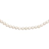 14k Solid Gold Egg Freshwater Cultured Pearl White Necklace Pendant-Necklace for Women in Choice of Lengths