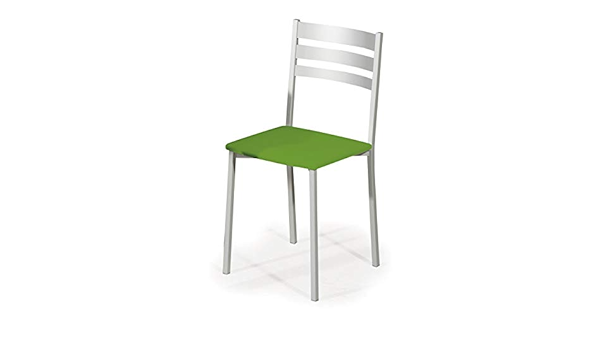 ASTIMESA Dos Sillas de Cocina Respaldo Franjas Verde : Amazon ...