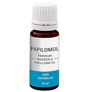 Papilomol Öl – reines Teebaumöl gegen Warzen und Papillome (1 Flasche a 10 ml)