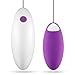 ROWAWA Bullet Vibrator Sex Toys for Women Multi-Speed Egg Vibrator Waterproof Adult Toys Remote Vibrator (Purple)