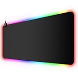 XYK XXL Large Extended RGB Gaming Mouse Pad with 12