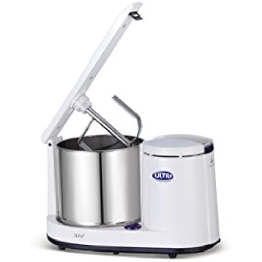 Ultra Dura+ Table Top 1.25L Wet Grinder Atta Kneader, 110volt Kitchen