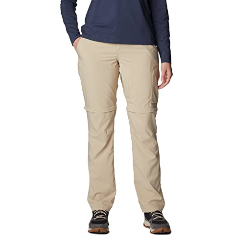 Columbia Womens Silver Ridge Utility Convertible Hiking Pant, Ancient Fossil, 6 Long