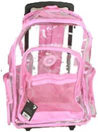 clear rolling backpack