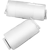 2PCS Transparent, Powerful Magnetic Vent Deflector, Vent Deflectors for Home Floor Adjustable from 9 Inches to 15 Inches in Size, Suitable for Ceiling Vents Floors and Side Walls