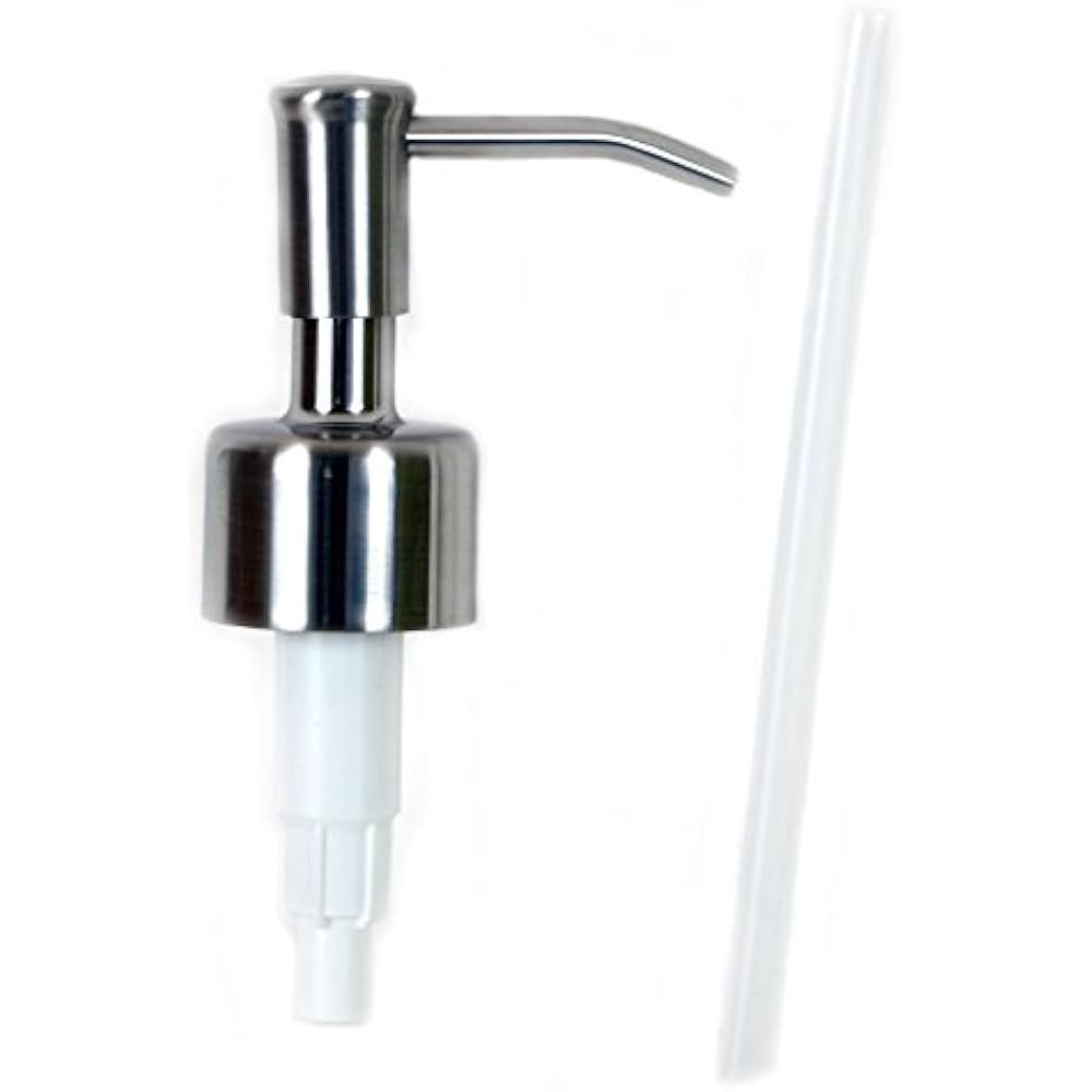 Stainless Steel Soap And Lotion Replacement Pump One Pack Home