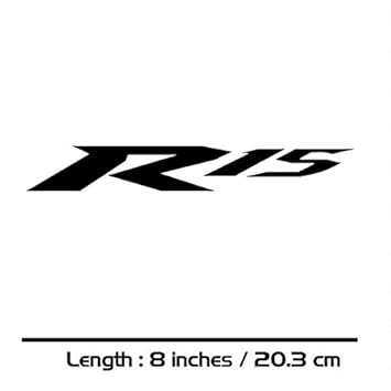 Yamaha R15 Motorrad Aufkleber Amazon De Auto