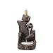 Gift Pro Incense Smoke Flow Backflow Holder Ceramic Backflow Incense Tower Burner Statue Figurine Incense Holder Incenses Not Included (Style 6)