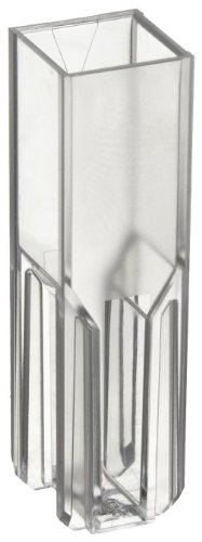 BrandTech 759076D Polystyrene 1.5-3mL Semi-Micro Spectrophotometry Cuvette (Pack of 100)