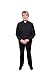 Reliant Ladies Clergy Shirt - Tab Collar Long Sleeve (UK Size 14 | US Size 10, Black)