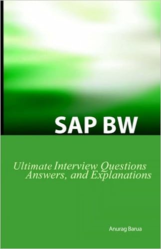 Buy Sap Bw Ultimate Interview Questions Answers And Explanations