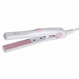 VAV 0.5-Inch Mini Hair Straightener Tourmaline Ceramic Flat Iron Dual Voltage Travel Size