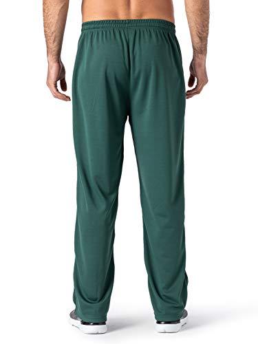 green athletic pants
