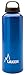 Laken Classic Aluminum Water Bottle, Wide Mouth with Screw Cap and Loop, BPA Free, Made in Spain, 34oz, Blue