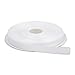 Topenca Supplies 1/2 Inches x 50 Yards Double Face Solid Grosgrain Ribbon Roll, White