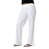 Love Tree Womens Fold-Over Waist Linen Pants
