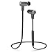 NuForce Optoma BE6i Wireless Bluetooth Headphones with aptX, AAC and Long Battery Life, Grey