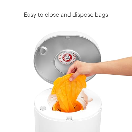 Munchkin® Arm & Hammer Diaper Pail Snap, Seal & Toss™ Refill Bags, Holds up to 600 Newborn Diapers, 20 Pack