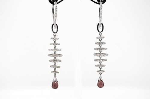 Shakam Jewellery Fancy Party Wear Silver Plated American Dimonds Long Jumka Earrings for Girls and Women