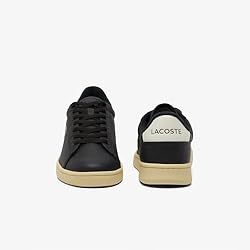 Lacoste Mens Carnaby Set Sneaker, BLK/LT YLW, 10