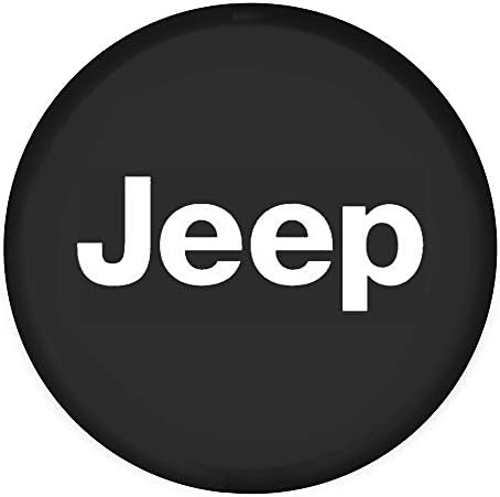 Yuanxi Electronics 17Inch Spare Tire Cover Canvas Car Truck SUV Camper for Jeep Liberty Wrangler Commander Compass Grand Cherokee Size XL R17 P265/75R16 255/75R17 (Diameter 31"-33")