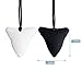 OKAYC Shark Tooth Sensory Chew Necklace for Boys & Girls Teether Chew Teething Toys，Especially Designed for Autism,AS,ADHD,Sensory Stimulation and Oral Sensory Needs(2Pack)