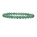 Amandastone Natural A Grade Green Aventurine 6mm Round Beads Stretch Bracelet 7 Inch