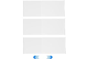 MIYUPTC Expandable Closet Tension Shelf with Strong Adhesive Hanging Shelves Closet Divider Separator Storage Shelves for Cabinet Wardrobe Cupboard, 3 Pack (L:16.9'' to 31.5"; W:11.8'')